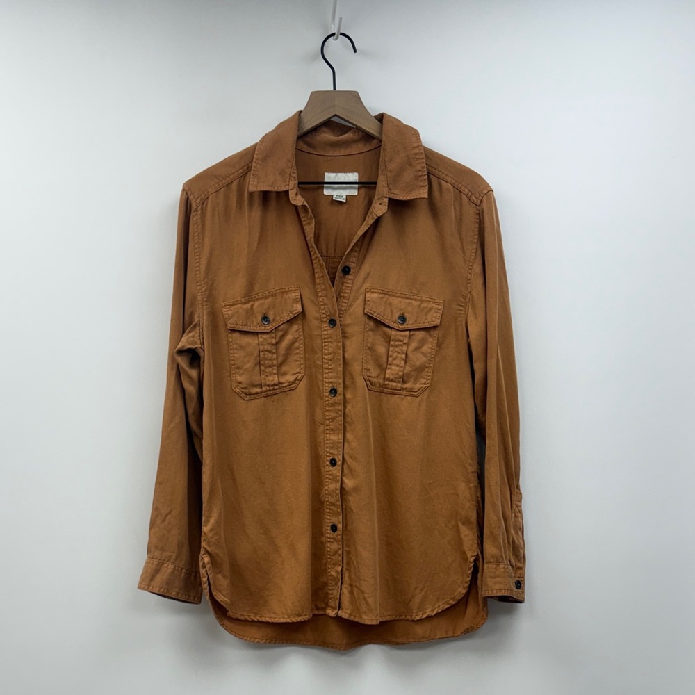 American Eagle Relaxed Collared Button Down Shirt… - image 1